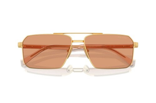 PRADA PR A57S - 5AK07V - 61 Lunettes de soleil Or Angulaire