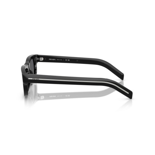 PRADA PR B11S - 16K731 - 57 Lunettes de soleil Noir Angulaire