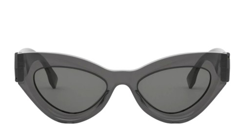 Fendi FE40146I - 20A - 52 Lunettes de soleil Gris Œil de chat