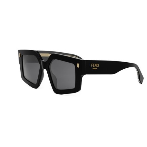 Fendi FE40162F - 01A - 54 Lunettes de soleil Black Square
