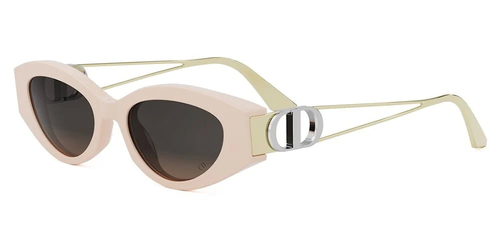 Dior 30MONTAIGNE B6F - 43F0 - 53 Lunettes de soleil Beige clair Ovale