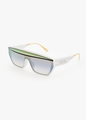 Dior DIORCLUB M7U - 51A5 - 141 Lunettes de soleil Blanc Bouclier