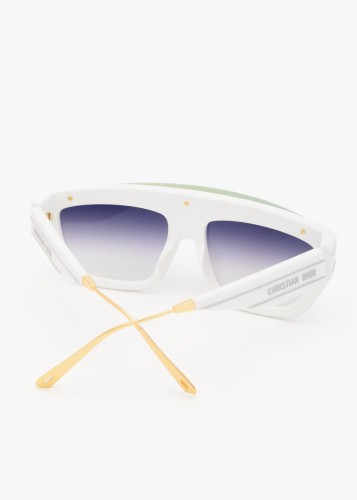Dior DIORCLUB M7U - 51A5 - 141 Lunettes de soleil Blanc Bouclier