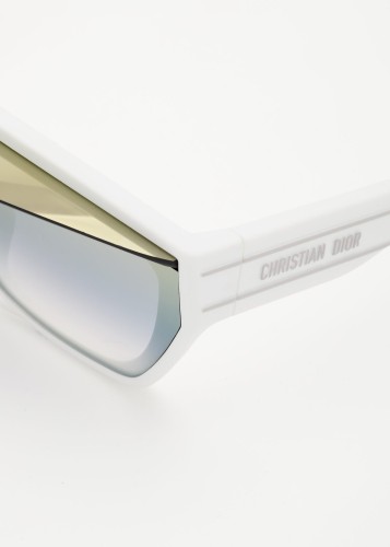 Dior DIORCLUB M7U - 51A5 - 141 Lunettes de soleil Blanc Bouclier