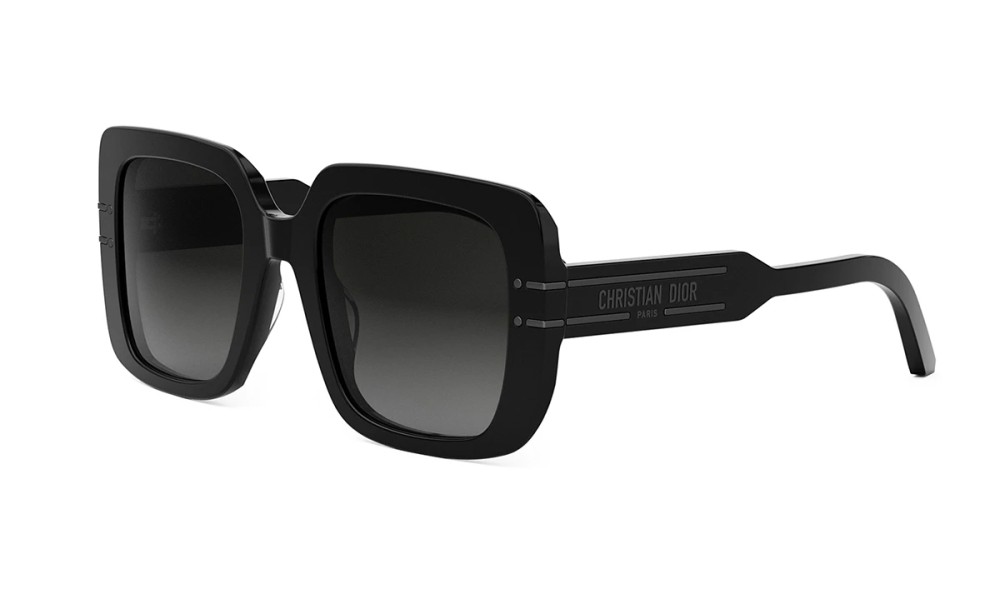 Dior DIORSIGNATURE S11F - 14A1 - 55 Lunettes de soleil Noir Angulaire