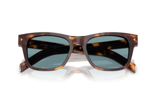 PRADA PR A17S - 15W04D - 54 - AVEC DES VERRES POLARISÉS Lunettes de soleil Havane foncé Angulaire