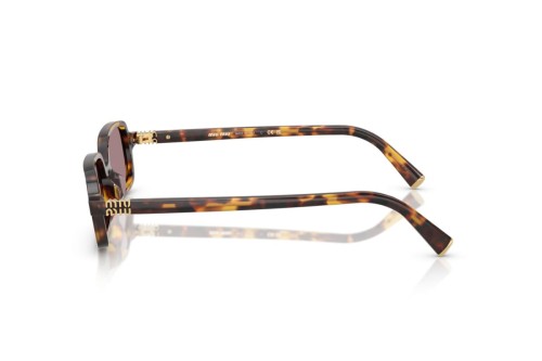 MIU MIU MU 11ZS - 14L20I - 51 Lunettes de soleil Havane Angulaire