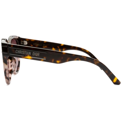 Dior DIORSIGNATURE B6F - 25D0 A - 55 Lunettes de soleil Havane Coussin arrondi