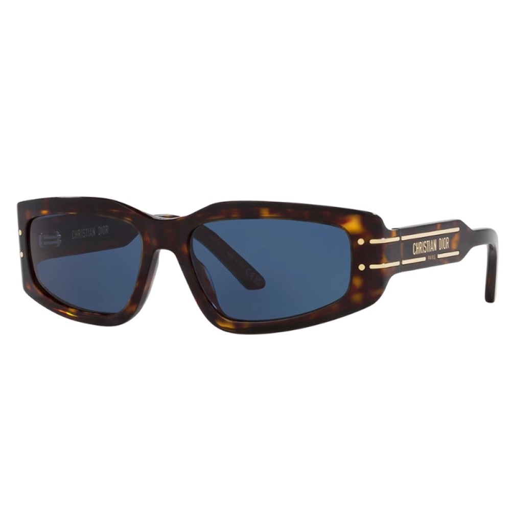 Dior DIORSIGNATURE S9U - 20B0 A - 56 Lunettes de soleil Havane Angulaire