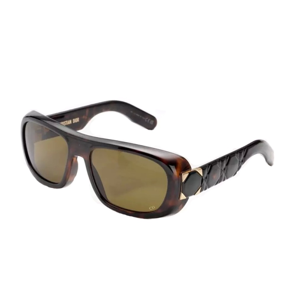 Dior LADY 95.22 S1I - 20C0 N - 59 Lunettes de soleil Havane Angulaire