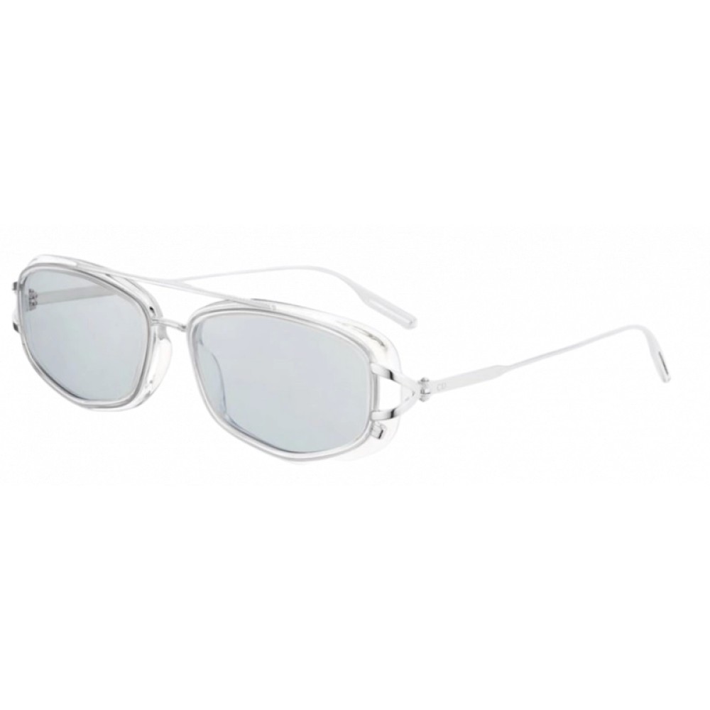 Dior NEODIOR S1U - 88I0 - 56 Lunettes de soleil Argent Angulaire