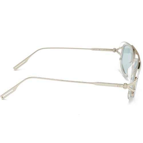 Dior NEODIOR S1U - 88I0 - 56 Lunettes de soleil Argent Angulaire