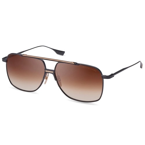 Dita ALKAMX DTS100-A - 03 - 61 Lunettes de soleil Noir, Or Pilote (Aviateur)