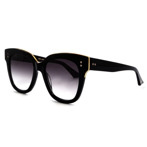 Dita DAY TRIPPER 22031 - A - 55 Lunettes de soleil Or, Noir Œil de chat