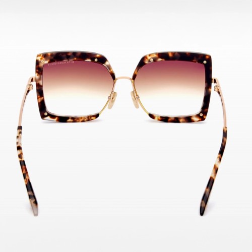 Dita NARCISSUS DTS503 - 02 - 58 Lunettes de soleil Havane Angulaire