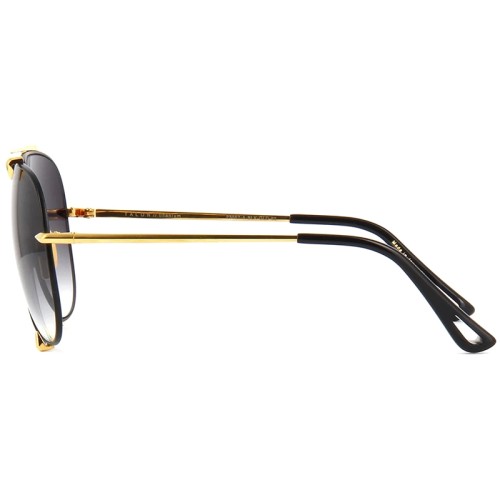 Dita TALON 23007 - A - 62 Lunettes de soleil Or, Noir Pilote (Aviateur)