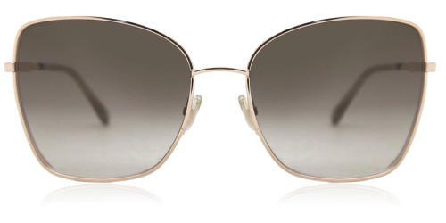 Jimmy Choo ALEXIS/S - DDBHA - 59 Lunettes de soleil Or, Bronze Papillon