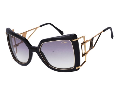 Cazal 8506 - 001 - 55 Lunettes de soleil Noir, Or Œil de chat