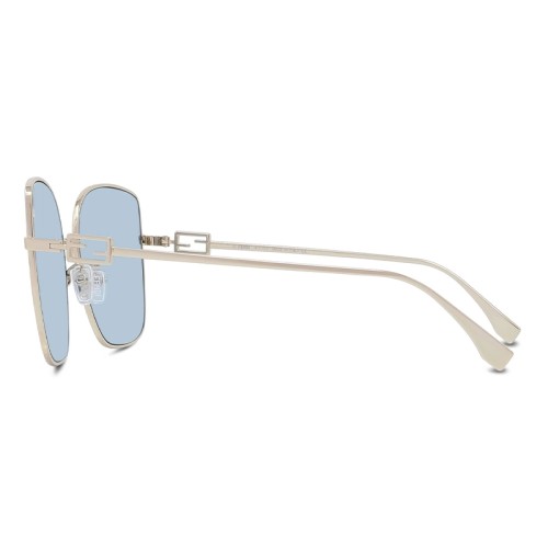 Fendi FE40013U - 32V - 59 Lunettes de soleil Or Angulaire