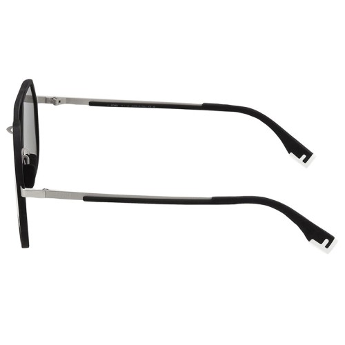 Fendi FE40041U - 02C - 55 Lunettes de soleil Noir Pilote (Aviateur)