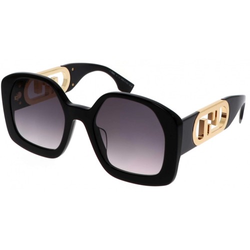 Fendi FE40048U - 01B - 54 Lunettes de soleil Square