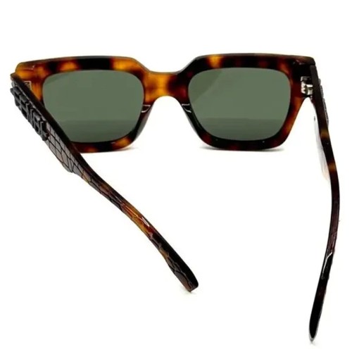 Fendi FE40078I - 52N - 51 Lunettes de soleil Havane Angulaire