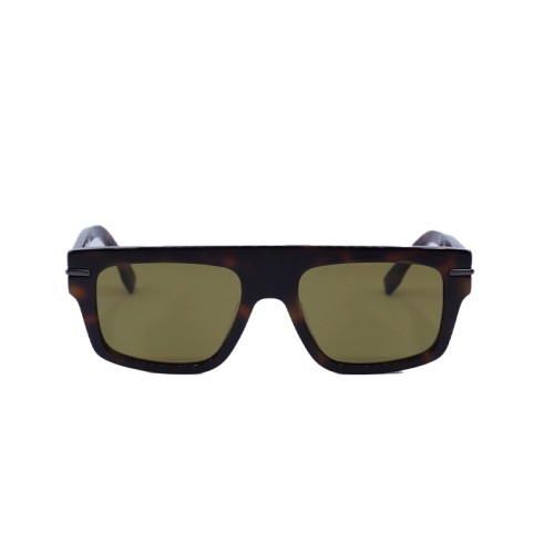 Fendi FE40091U - 53E - 54 Lunettes de soleil Havane Dessus plat