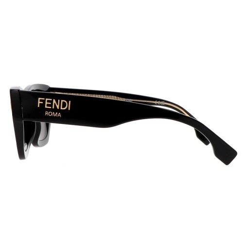Fendi FE40100I - 01A - 53 Lunettes de soleil Black Square
