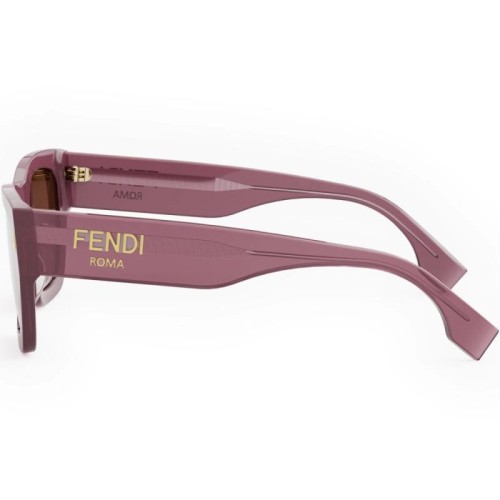 Fendi FE40100I - 81E - 53 Lunettes de soleil Rose Angulaire