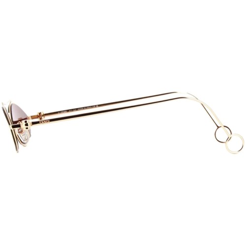 Fendi FE40114U-Y - 33U - 57 Lunettes de soleil Or rose Ovale