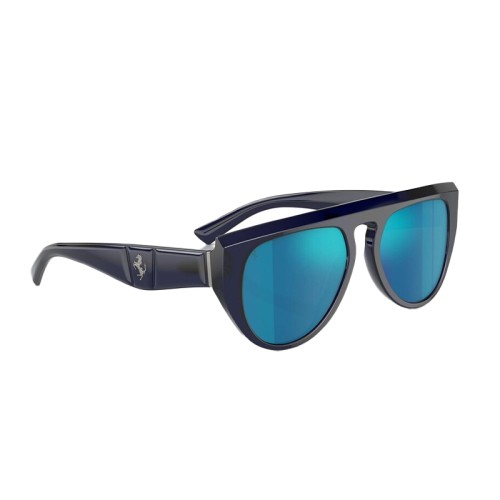 Ferrari FH2005U - 708/80 - 56 Lunettes de soleil Noir Dessus plat