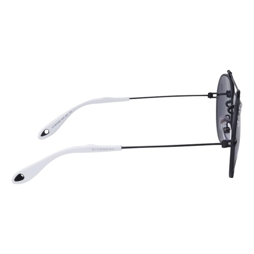 Givenchy GV7057/STARS - 807IR - 58 Lunettes de soleil Noir, Blanc Pilote (Aviateur)