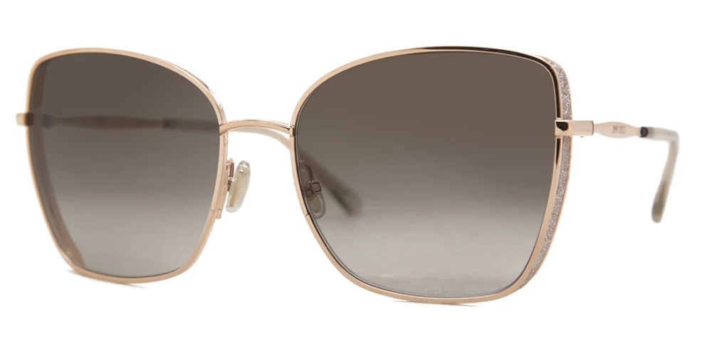 Jimmy Choo ALEXIS/S - DDBHA - 59 Lunettes de soleil Or, Bronze Papillon