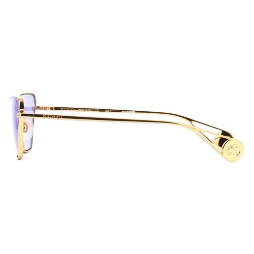 Gucci GG0538S - 006 - 63 Lunettes de soleil Or Œil de chat