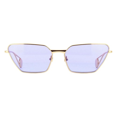 Gucci GG0538S - 006 - 63 Lunettes de soleil Or Œil de chat