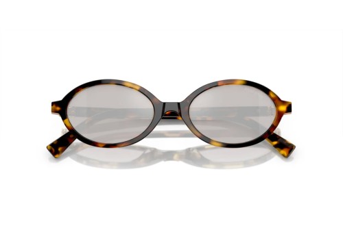 MIU MIU MU 04ZS - VAU07F - ​50 Lunettes de soleil Havane foncé Ovale