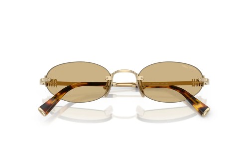MIU MIU MU A54S - ZVN10R - 51 Lunettes de soleil Or Ovale