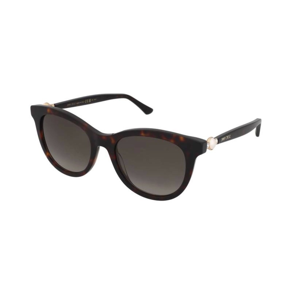 Jimmy Choo ANNABETH/S - 086HA - 51 Lunettes de soleil Havana Pillow (Rounded)
