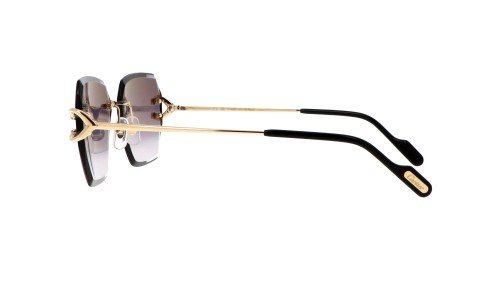 Cartier CT0466S - 001 - 58 Lunettes de soleil Or Angulaire