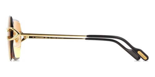 Cartier CT0466S - 004 - 58 Lunettes de soleil Or Angulaire
