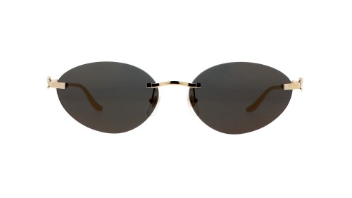 Cartier CT0504S - 001 - 58 Lunettes de soleil Or Ovale