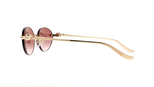 Cartier CT0504S - 002 - 58 Lunettes de soleil Gold Oval