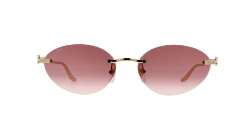 Cartier CT0504S - 002 - 58 Lunettes de soleil Gold Oval