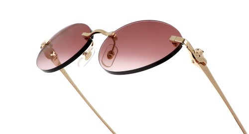 Cartier CT0504S - 002 - 58 Lunettes de soleil Gold Oval