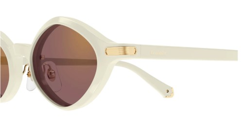 Cartier CT0540S - 005 - 48 Lunettes de soleil White Oval