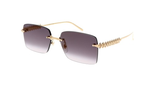 Cartier CT0545S Clash de Cartier - 001 - 58 Lunettes de soleil Or Angulaire