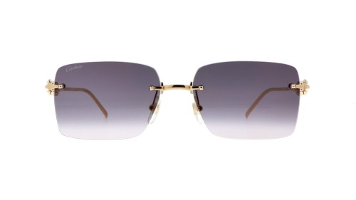 Cartier CT0545S Clash de Cartier - 001 - 58 Lunettes de soleil Or Angulaire