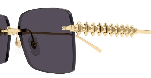 Cartier CT0545S Clash de Cartier - 002 - 58 Lunettes de soleil Or Angulaire