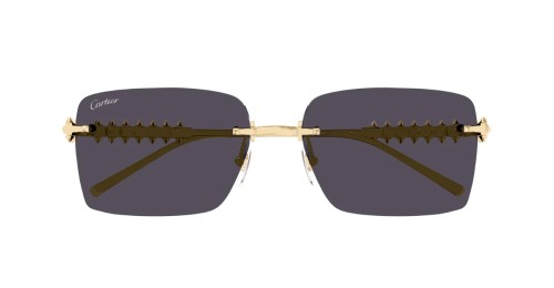 Cartier CT0545S Clash de Cartier - 002 - 58 Lunettes de soleil Or Angulaire