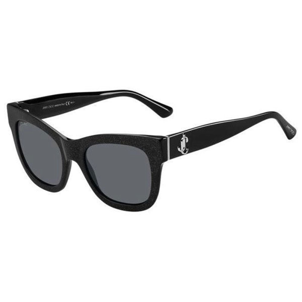 Jimmy Choo JAN/S - DXFIR - 52 Lunettes de soleil Noir Angulaire
